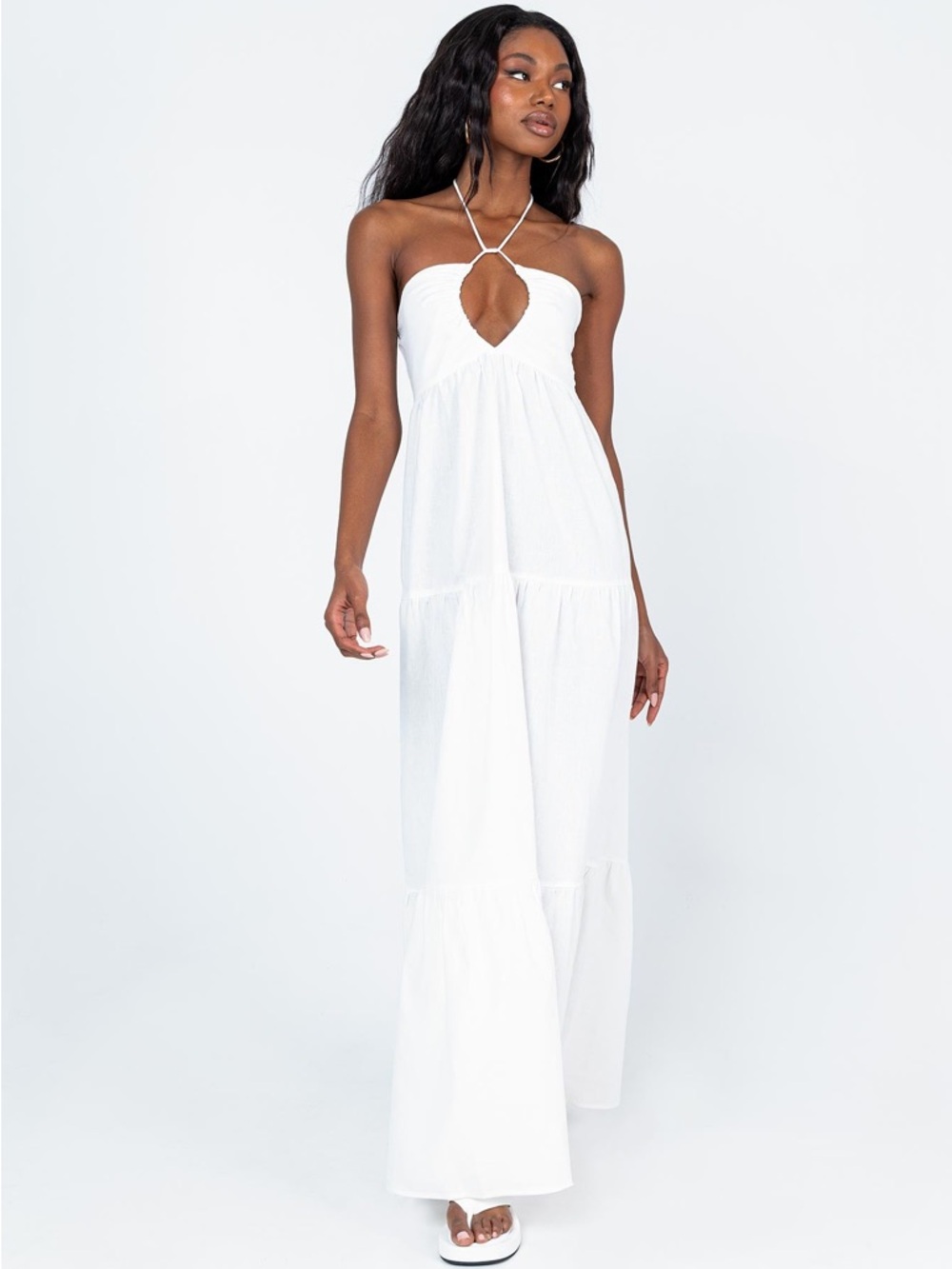 Princess Polly Lincoln Maxi Dress White - Picture 3 of 9